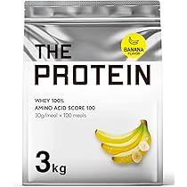 Amazon | ザプロ プロテイン 3kg バナナ 風味 ホエイプロテイン