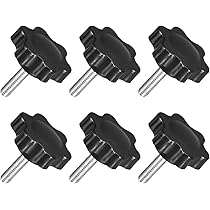 Amazon.co.jp: uxcell 6個セット M4 x 16mm スターつまみ