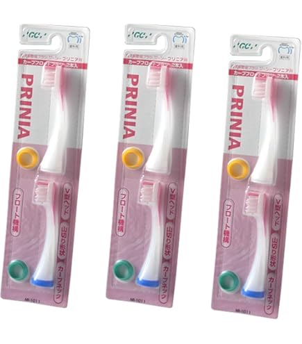 プリニア　替えブラシ　10個セット　カーブフロートブラシ　ピンク　超音波歯ブラシ Amazon.co.jp: GC 音波振動歯ブラシ プリニアスリム用 替えブラシ