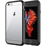 JEDirect iPhone6s/iPhone6 ケース (4.7インチ専用) 衝撃吸収 バンパーカバー 傷つけ防止 クリアバック (ブラック)