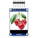DiyStudio 1.3" カラーIPS LCDディスプレイ240X240解像度 HD TFTカラフルスクリーンモジュールHD画面LEDバックライト、ドライバーIC ST7789VW 7ピン4つのSPIインターフェースRGB 65Kフルカラー 3.