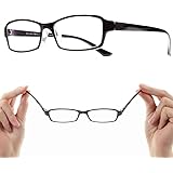 [Netmeganecom] 【 老眼鏡 】 非球面 コントラストを高める【cf5043c1plus】ブルーライトカット 老眼 (+1.5)
