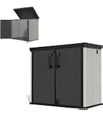 Amazon.co.jp: グリーンライフ 物置 屋外 大型【日本製】ハーフ棚板2枚 