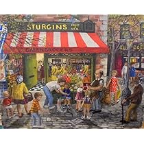Amazon.co.jp: イギリスの街の絵 絵画 油絵 ポルトック