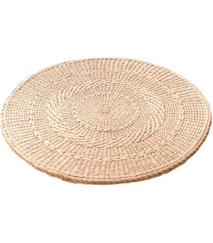 Amazon.co.jp: EtechMart シーグラス い草 座布団 円座 丸型 自然素材