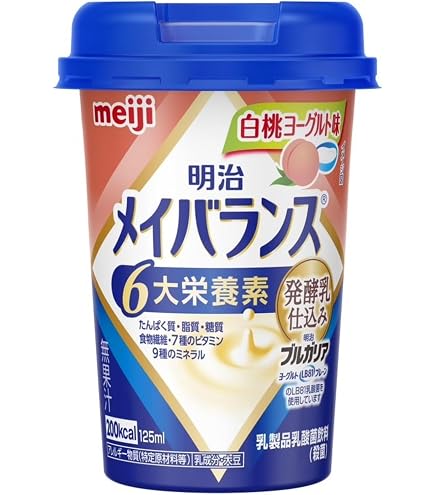 メイバランスミニカップ 発酵乳仕込み さわやかヨーグルト味 125ml