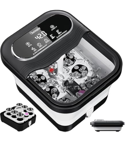 Amazon | フットバス 電動足湯桶 深型足湯器 自動47℃保温・加熱機能