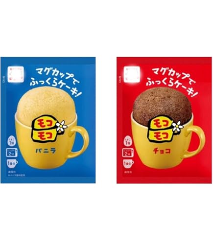 永谷園 マグカップでふっくらケーキ モコモコ バニラ チョコ 60個 Amazon | 永谷園 マグカップでふっくらケーキ！モコモコ バニラ 39g