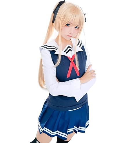 Amazon | コスプレ衣装 ゆるゆり 七森中女子制服 夏服 (女, XL