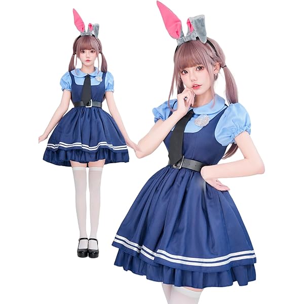Amazon.co.jp: [FANMI] ズートピア ジュディ コスプレ衣装 子供用 長袖