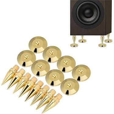 アルミ削り出し スピーカーフット スピーカースパイク 2台分 Amazon | Flushbay 4個セット スピーカー スパイク M8 ブラック