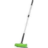 Amazonベーシック ウインドウ用スキージー 拡張式 回転ヘッド・スプレー付き 66×30×18cm（長さ×幅×高さ）グリーン