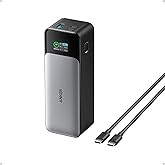 Anker 737 Power Bank (PowerCore 24000) | 24000mAh / 大容量モバイルバッテリー【USB PD 3.1 対応/PSE技術基準適合/ 140W出力】MacBook Windows PC iPad Pro