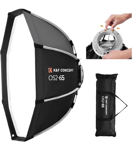 Amazon | Triopo 八角形ソフトボックス、クイックセットアップ