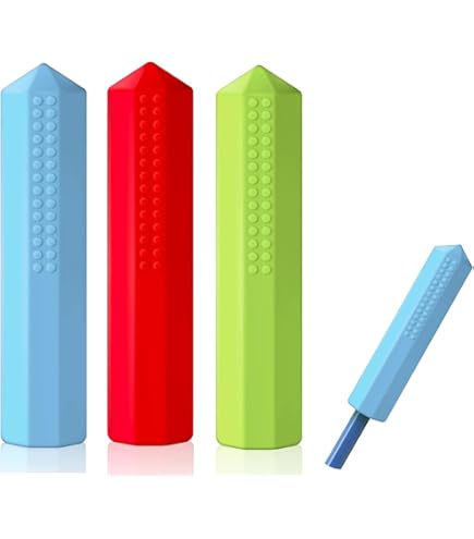 シリコン鉛筆ホルダー 3色セット Amazon.co.jp: XINSHEYE 鉛筆ホルダー 3色セット 自閉症 おもちゃ 読書
