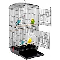鳥かご Amazon | FX-SHYQYYMZ クリアアクリル鳥かご 複数飼い大型インコ