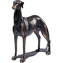 グレイハウンドの置物 ダークグレー グレイハウンドの置物 ダークグレー Amazon.com: Glitzhome Dog
