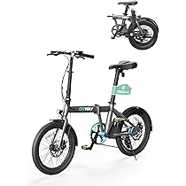 Amazon | ERWAY 電動アシスト自転車 折りたたみ 電動自転車 20