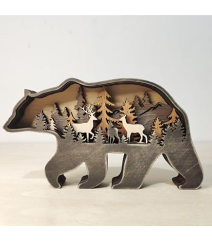 Amazon.co.jp: アイヌ民族無垢木木製木彫り彫刻オブジェ壁掛け置物伝統