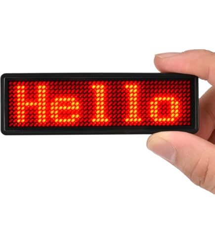 thumbnail image 2 of SYH&AQYE LED Name Tag, Reuseable 3H Rechargeable LED Nigeria | Ubuy 2 of 11