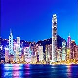 Sproud 大規模なカスタム壁紙 3 D 家の装飾の背景写真撮影香港の夜ホテルのレストランの壁画の背景 250 Cmx 175 Cm