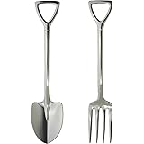 ナガオ 燕三条 カントリーストーリー カレースコップ/スパゲティフォーク ミラー 2本セット 日本製