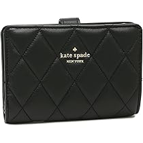 Kate spade キルティング 財布 2つ折り ブラック レディース Amazon | [ケイトスペード]アウトレット 二つ折り財布 キャリー