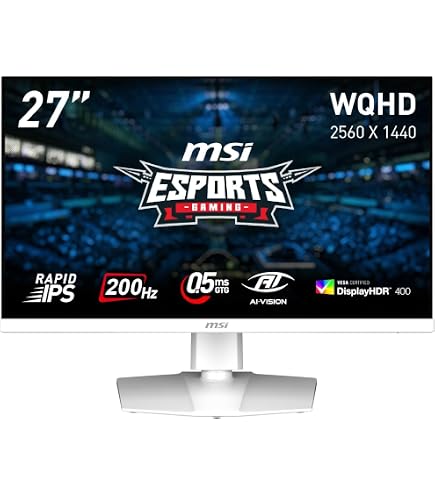 Amazon.co.jp: MSI ゲーミングモニター MAG 274QRFW 27インチ/WQHD
