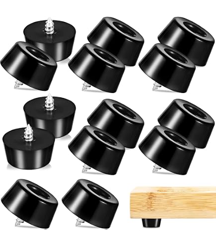 50 Pcs Rubber Feet With Screws – Non-Slip Bumpers For Furniture & Cutting Boards 4 thumbnail image