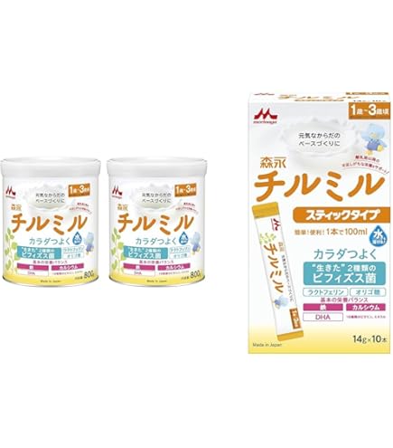 Amazon.co.jp: 森永 チルミル エコらくパック つめかえ用 800g(400g×2