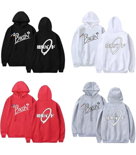 Amazon.co.jp: ぼっち ざ ろっく 服 パーカー 結束バンド tシャツ 長袖