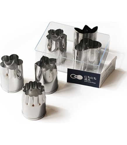 Amazon｜パール金属 ENJOY KITCHEN 野菜 抜型 ハート・スター大・小