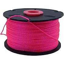 Amazon | 髙儀(Takagi) 儀助 蛍光水糸 ピンク 極太 135m 糸止め