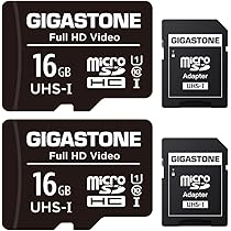 Amazon | GIGASTONE マイクロsdカード 16GB 2個セット microSDHC U1