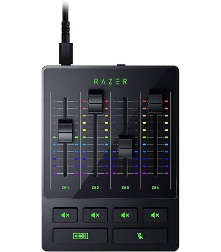 Razer Audio Mixer オーディオインターフェース Amazon.co.jp: Razer Audio Mixer オーディオミキサー ミュートボタン