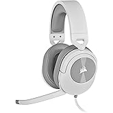 CORSAIR HS55 Stereo Gaming Headset (Leatherette Memory Foam Ear Pads, Omni-Directional Microphone, Multi-Platform Compatibili