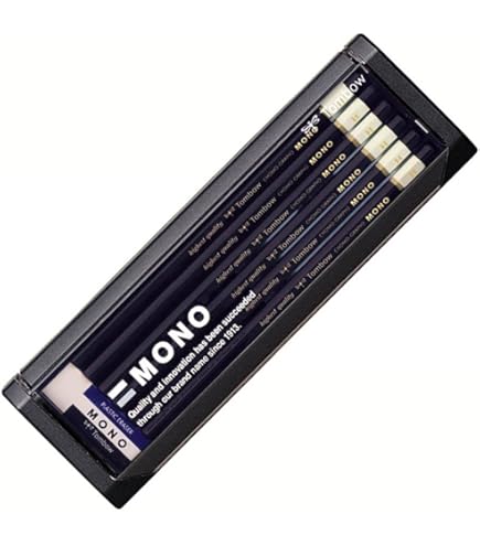 Amazon | トンボ鉛筆 高級鉛筆 H MONO 100 (超微粒子が凝縮した高密度