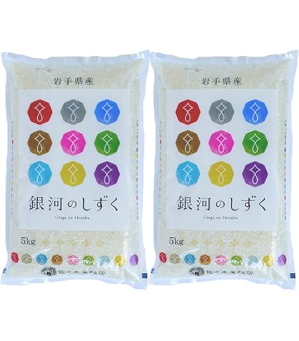 Amazon.co.jp: 無洗米 米 お米マイスター推奨 令和7年 岩手県産 銀河の
