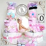 MUD PIE マッドパイ ブルマ ソックス 今治 タオル おむつケーキ ヘアピン オムツケーキ (メリーズM, レッドフリル)