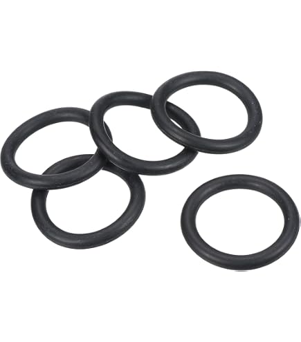 5 Pcs Nitrile Rubber O-Rings - 43mm OD, 40mm ID, 1.5mm Width, 70A Hardness, For Plumbing & Automotive (Black)