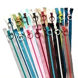 Y.K.K コンビファスナー 25cm 15色セット 3VSC25-15MIX
