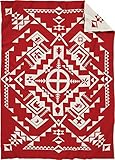 Pendleton Knit Baby Blanket Shared Spirits Coral [並行輸入品]