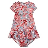 Ralph Lauren(ラルフローレン) ペイズリー柄コットンドレス(Red)/ワンピース 18M(12-18ヶ月) [並行輸入品]