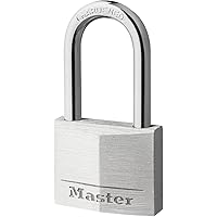 Master Lock (マスターロック) 南京錠 鍵式 耐久 耐食 軽量 本体幅40mm 吊高内径38mm アルミ 防犯 9140JADLF