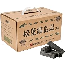 Amazon | 【TFS】オガ炭 3kg 松葉備長炭 少量 バーベキュー炭 七輪用
