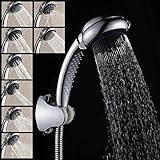 Felimoa ストップレバー付 シャワーヘッド 節水 8段階 放水モード 手元コントロール ラグジュアリーシャワー