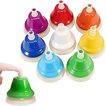 Amazon | ideamall ミュージックベル ハンドベル 木琴 卓上ベル 8音