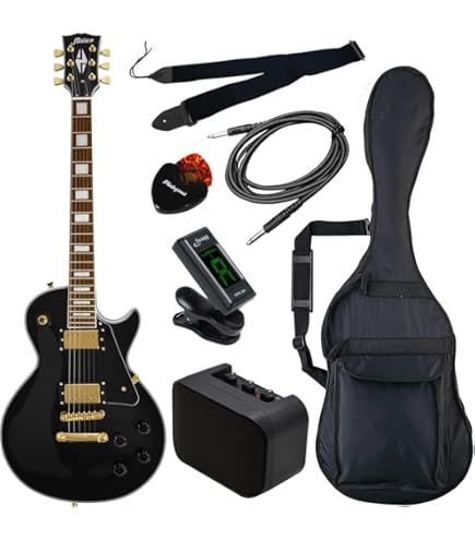 Amazon | Maison メイソン エレキギター レスポールタイプ LP-20F/BK