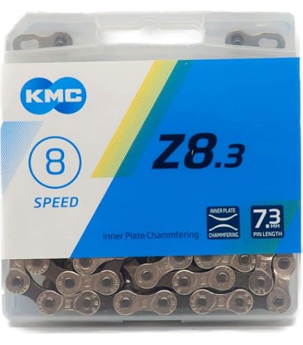 8速セット●microSHIFT・ディレイラー&スプロケ/KMCチェーン●3点 Amazon.co.jp: KMC Z8.3 EPT 8スピードチェーン ダークシルバー 114