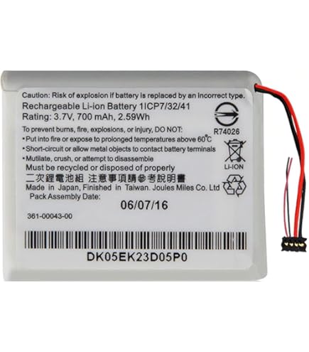 Amazon | 互換 Garmin 361-00043-00 700mAh/2.59Wh 互換用の